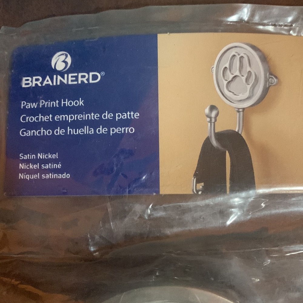 🆕 PAW 🐾 PRINT METAL HOOK
